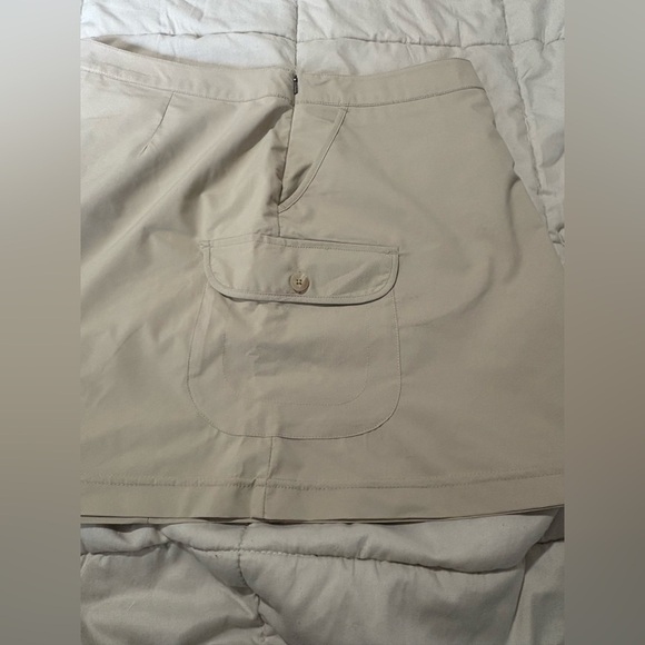 Avia women’s classic stretch side slit mini skort size medium beige - Picture 7 of 10